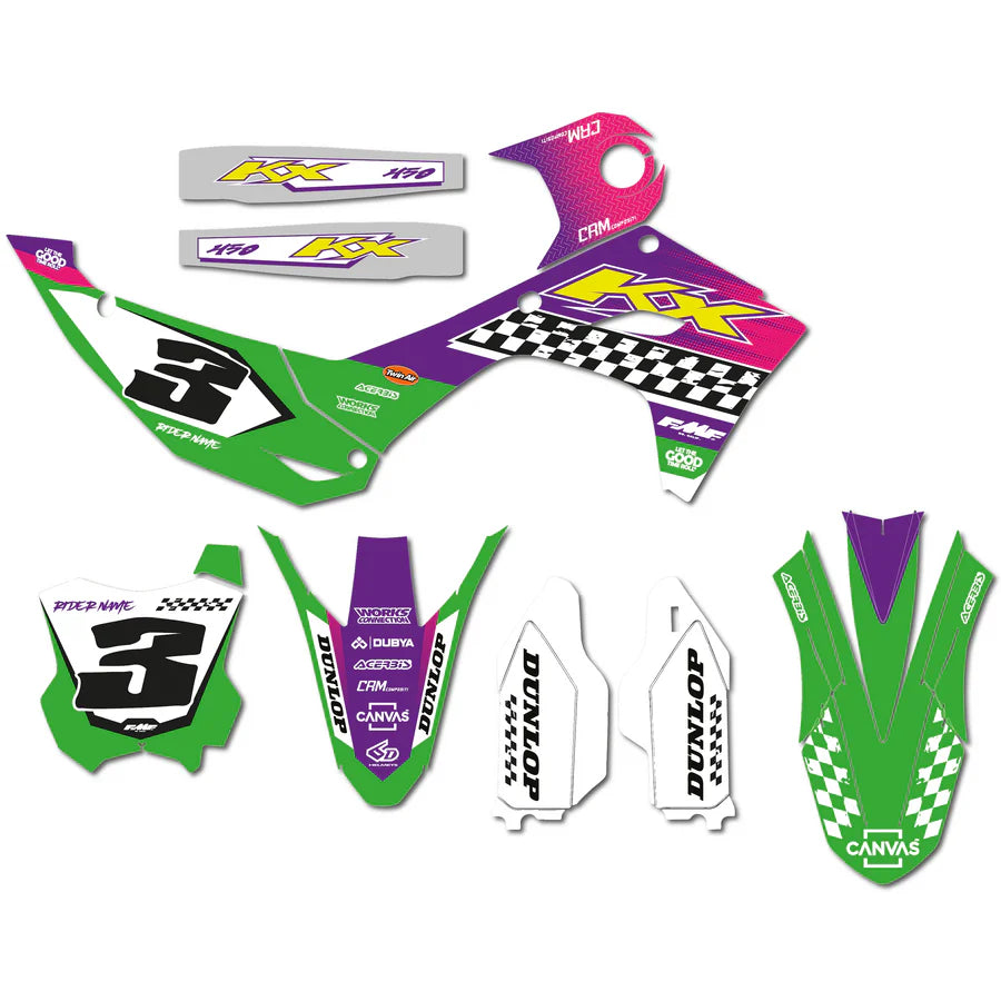 KIT DÉCO SEMI-PERSO KAWASAKI PINK