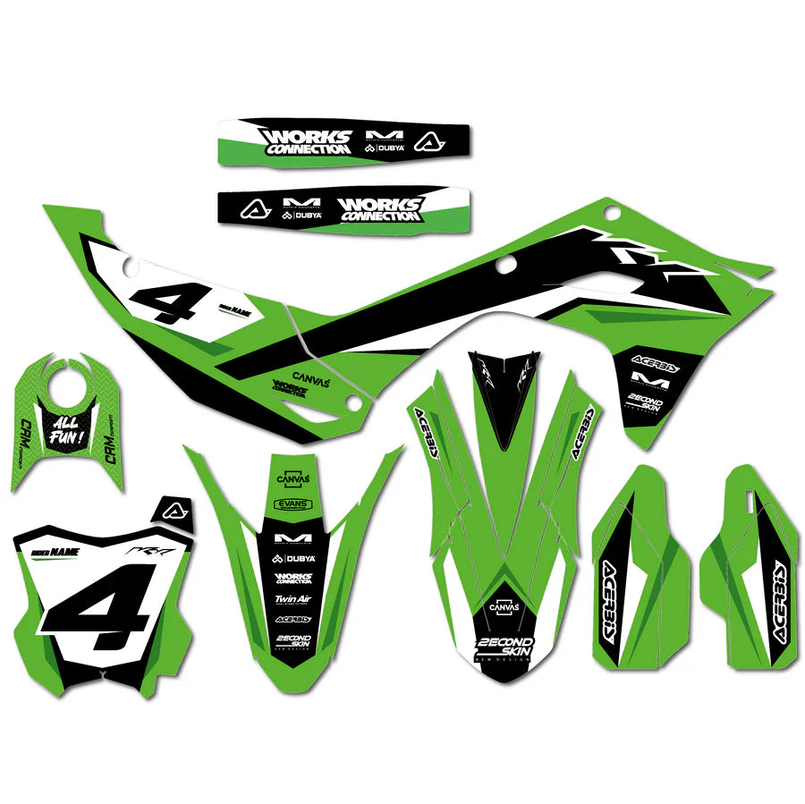 KIT DÉCO SEMI-PERSO KAWASAKI