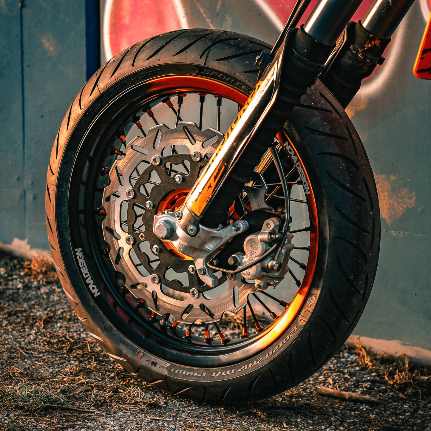 KIT COMPLET SUPERMOTARD BICOLORE 100% PERSONNALISABLE