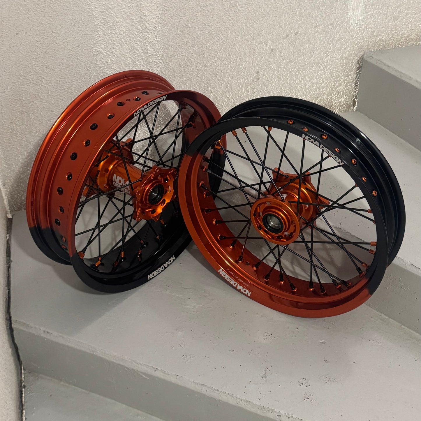 KIT COMPLET SUPERMOTARD BICOLORE 100% PERSONNALISABLE