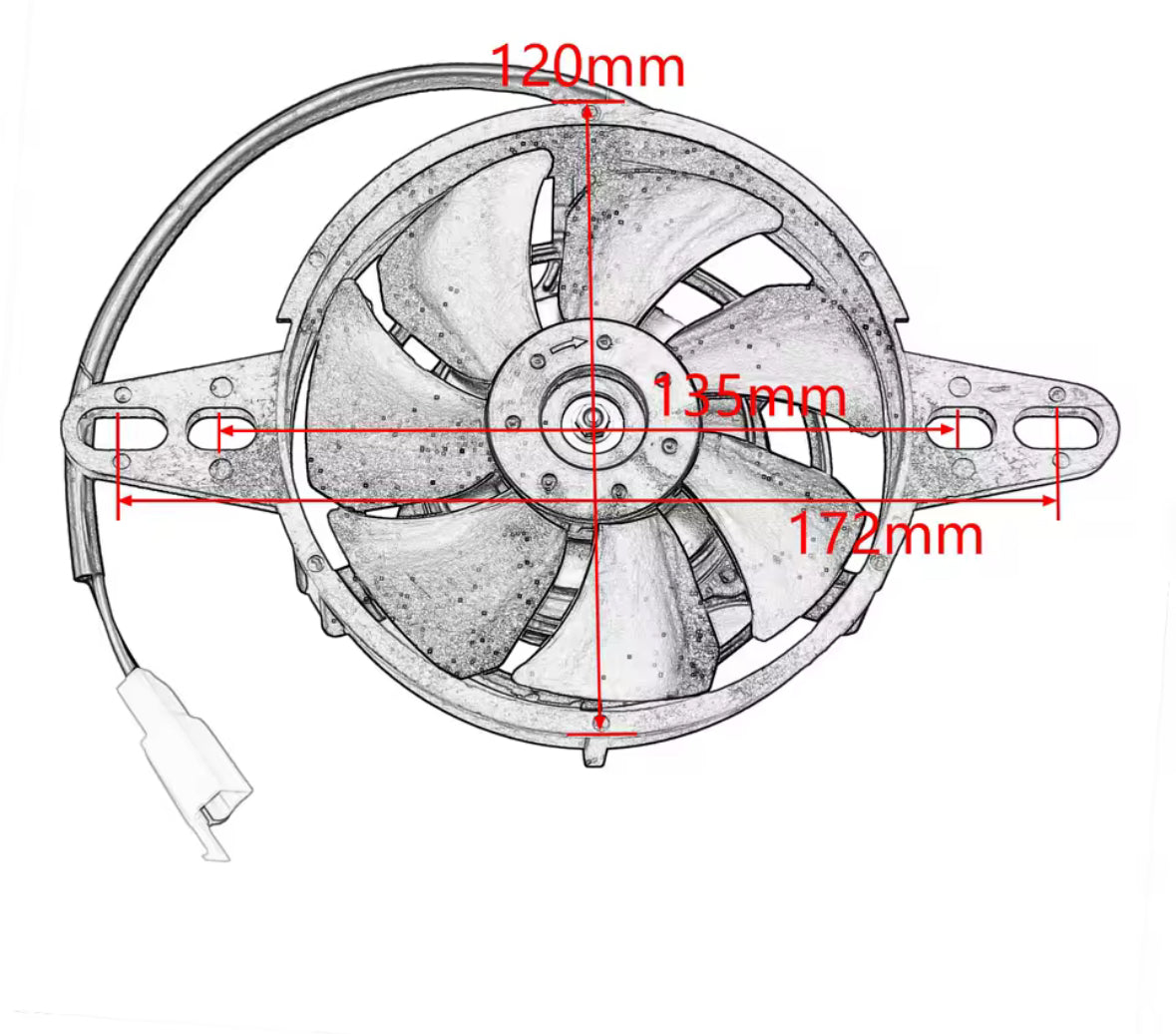 Ventilateur 12V Universel