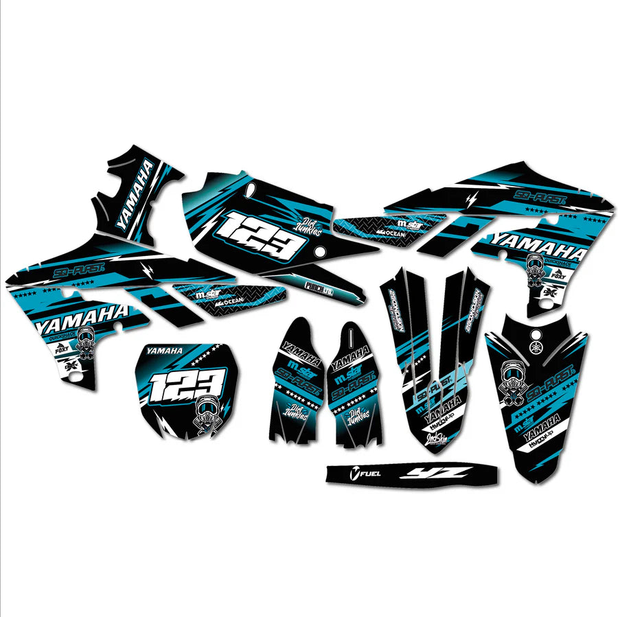 KIT DÉCO SEMI-PERSO YAMAHA TURQUOISE