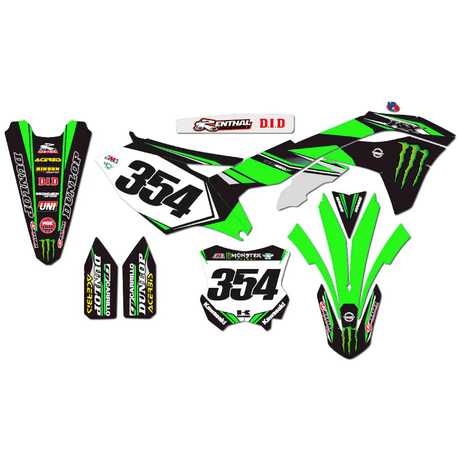 KIT DÉCO SEMI-PERSO KAWASAKI
