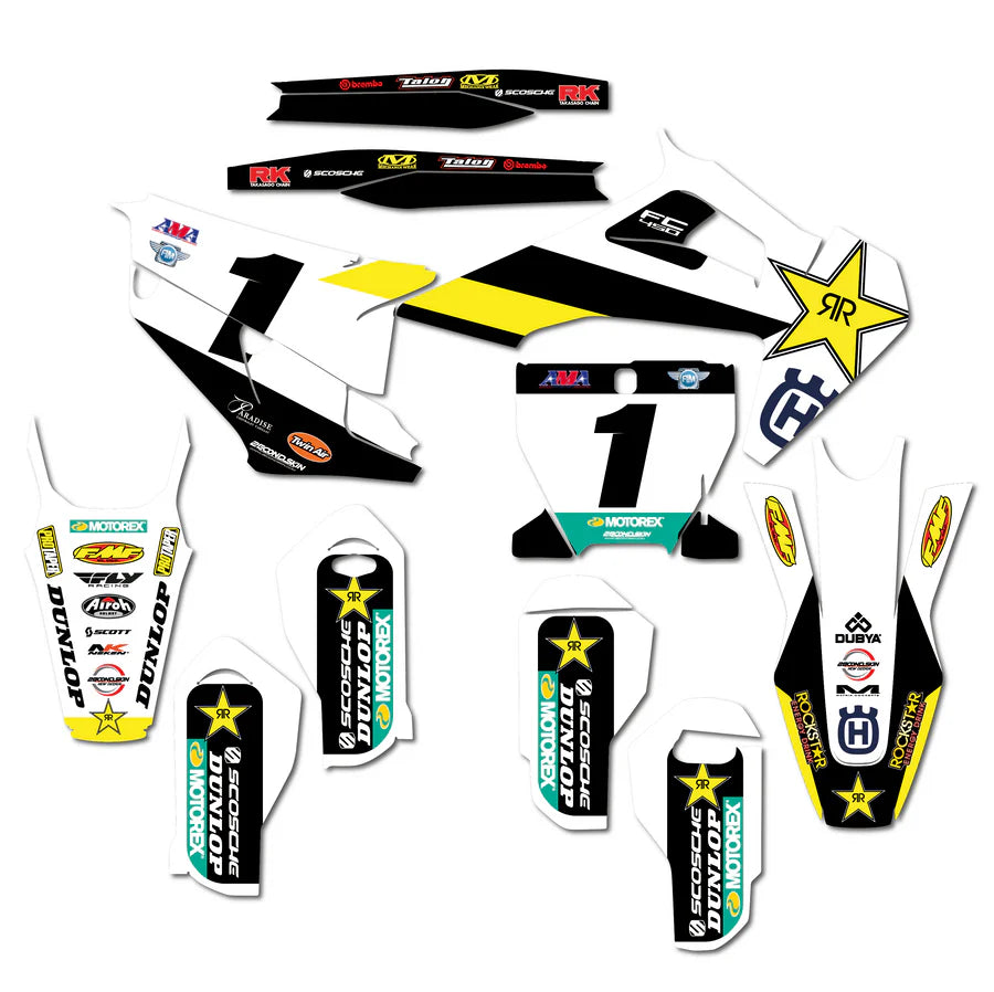 KIT DÉCO SEMI-PERSO HUSQVARNA ROCKSTAR