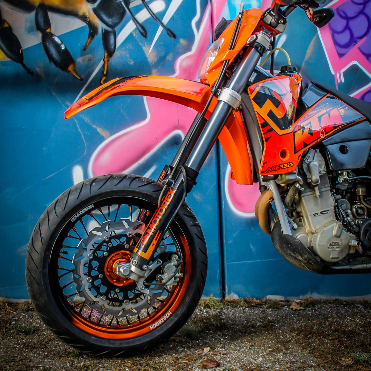 KIT COMPLET SUPERMOTARD BICOLORE 100% PERSONNALISABLE