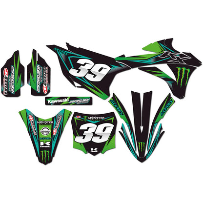 KIT DÉCO SEMI-PERSO KAWASAKI MONSTER
