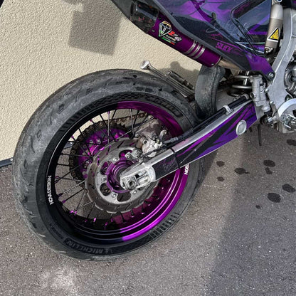 KIT COMPLET SUPERMOTARD BICOLORE 100% PERSONNALISABLE