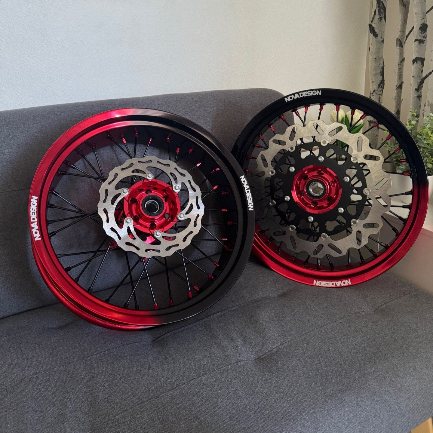 KIT COMPLET SUPERMOTARD BICOLORE 100% PERSONNALISABLE
